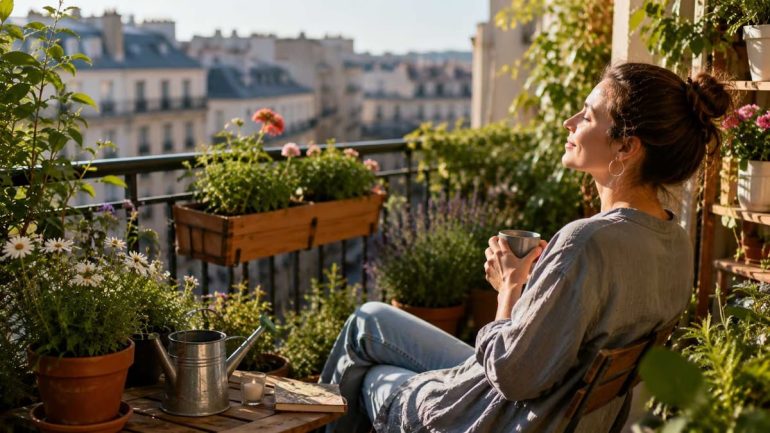 Jardinage urbain et santé mentale : comment un simple balcon végétalisé réduit le stress au quotidien