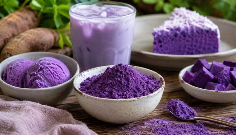 Les multiples usages culinaires et bien-être de l’ube en poudre